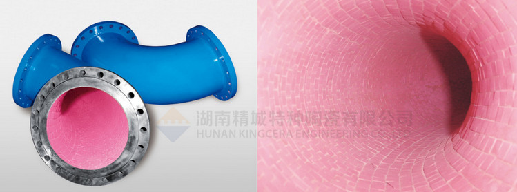尊龙凯时特瓷推荐使用的耐磨陶瓷管道洛氏硬度高达87HRA